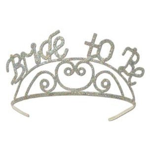 Glittered Bride to Be Tiara, 1 Count