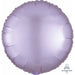 18-Inch Pastel Lilac Satin Luxe Round Foil Balloon