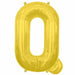 34" Gold Letter Q Balloon