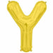 34 Inch Gold Letter Y Balloon