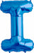 Blue Letter I Balloon, 34 Inch