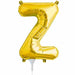 16-Inch Gold Letter Z Balloon
