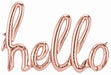 47 Inch Rose Gold Hello Script Balloon