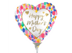 Mother's Day Colorful Watercolor 9" Foil Balloon (10/Pk)