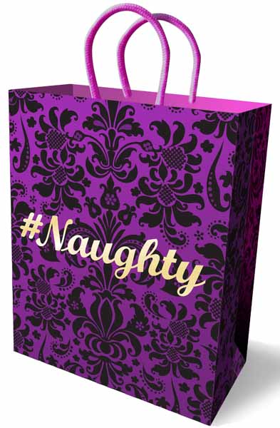 Little Genie #Naughty Purple Gift Bag