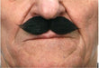 Black Costume Moustache, 9 cm