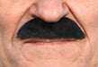 Black Self-Adhesive Costume Moustache, 7 cm x 2.5 cm
