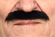 Black Sheriff Self-Adhesive Moustache, 9 x 2 cm