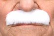 Pure White Costume Moustache, 8 cm x 3 cm