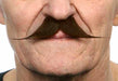 Dark Brown Costume Moustache, 12 x 3.5 cm