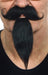 Napoleon III Imperial Mustache and Beard Set, Black