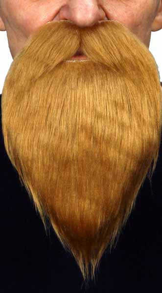 Light Brown Costume Beard, 14.5 x 27 cm