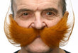 Strawberry Red Self-Adhesive Costume Moustache
