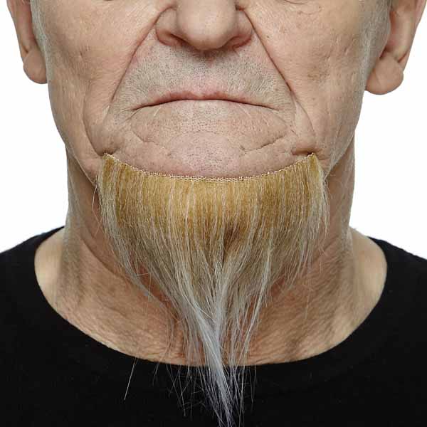Blonde and White Costume Beard, 12 x 10.5 cm