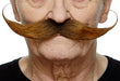 Medium Brown Costume Moustache, 18 cm x 5 cm