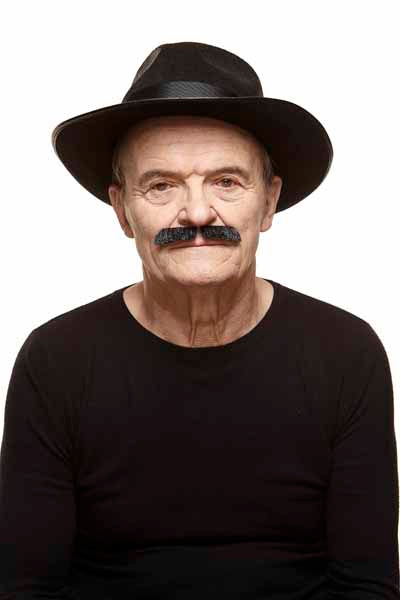Black Costume Moustache, 11.5 x 2 cm
