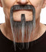 Black and Grey Moustache and Beard Costume Accessory