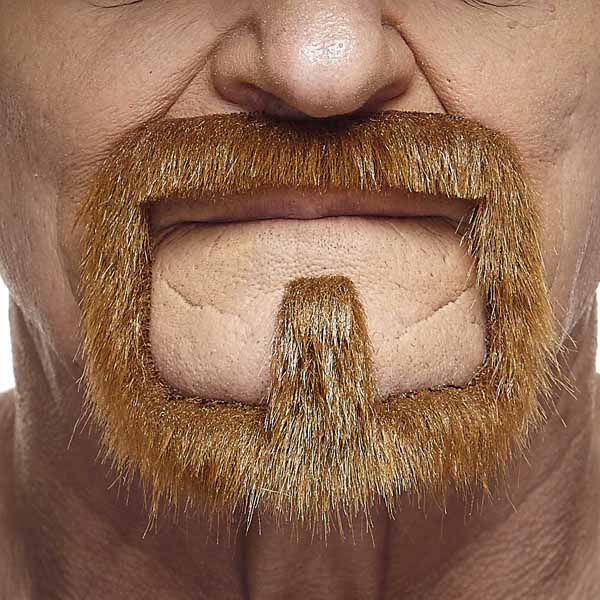 Auburn Moustache and Beard Costume Accessory