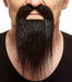 MOUSTACHE & BEARD BLACK 10X22CM