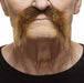Medium Brown Costume Moustache, 10 x 11 cm