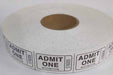 ROLL TICKETS 2000 ADMIT WHITE