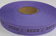 ROLL TICKETS 2000 BEER PURPLE