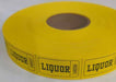 ROLL TICKETS 2000 LIQUOR YELLOW