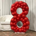 120 cm Number 8 Balloon Mosaic Frame Kit