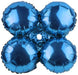 17-Inch Blue Quad Foil Balloon