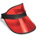 Adjustable Clear Red Dealer Visor.