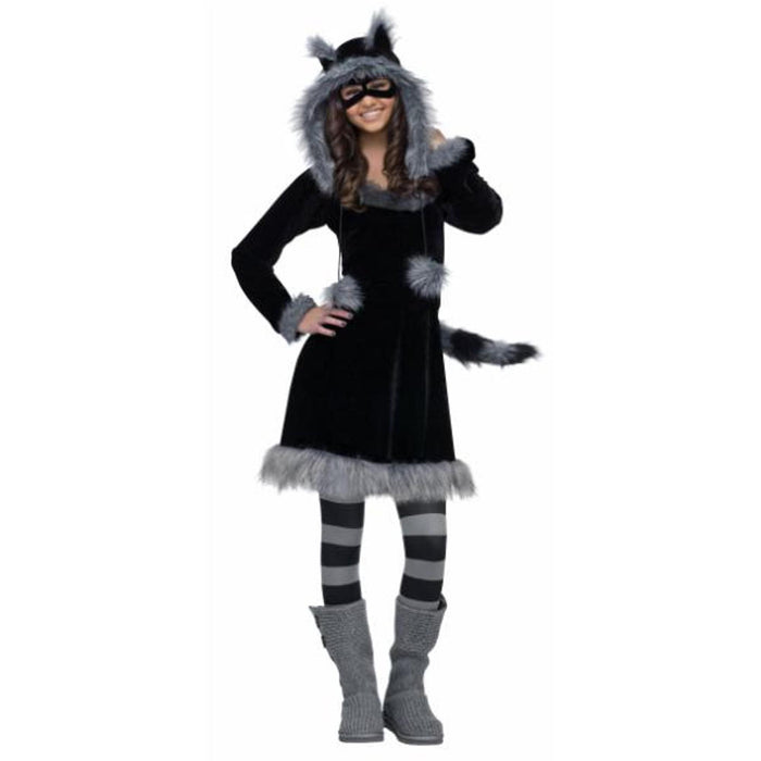 Adorable Sweet Raccoon Teen Costume - Junior 0-9