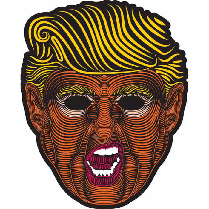 Adult Presidential Screaming Full Mask