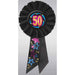 Age 50 Deluxe Rosette: Premium Quality Birthday Decoration