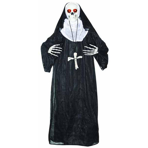 "Animated Nun Halloween Decoration - L40"Xw30"Xt4""