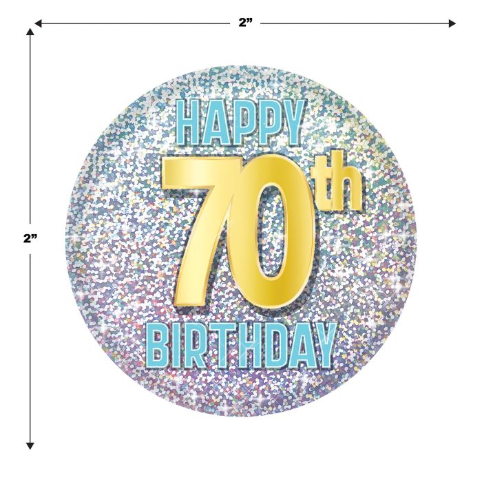 Platinum Jubilee Celebration Button Pin (3/Pk)