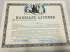 Novelty Fake Marriage License Gag Prop, 1 Piece