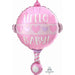 Baby Girl Rattle - 18" Jr Shape S50 Pkg.