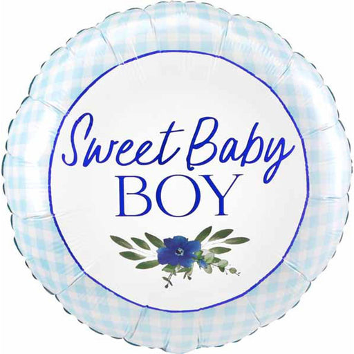 Baby In Bloom - Boy Floral Arrangement (18")