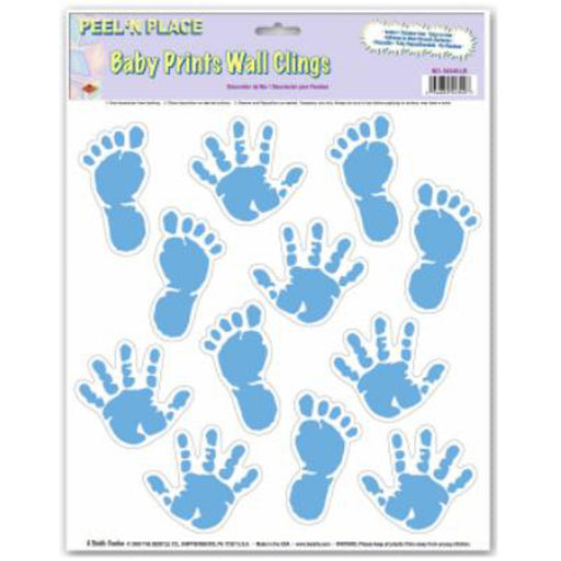 Baby Peel And Place Decals - Light Blue (12 Sheets)