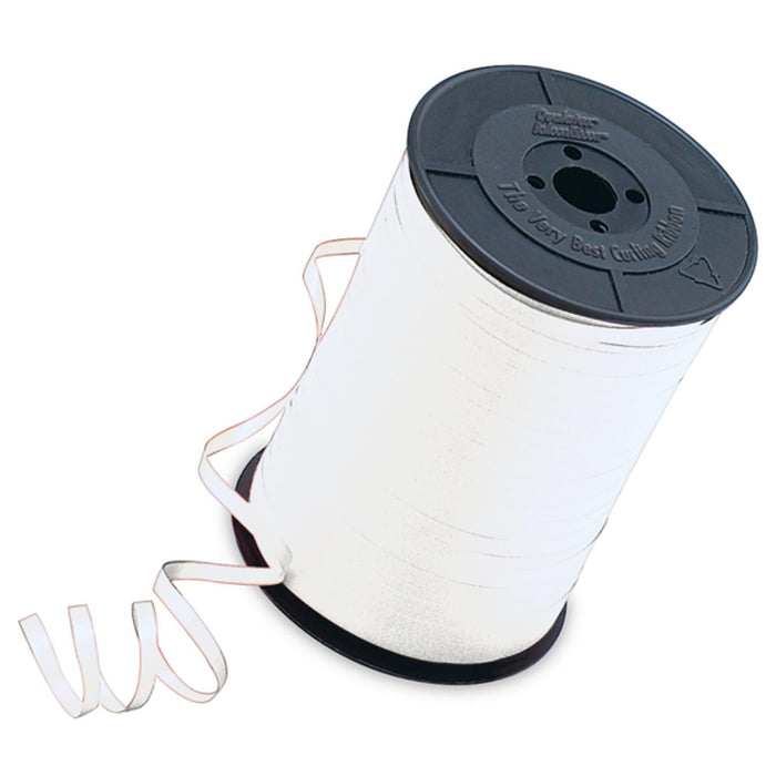 Balloon Ribbon White 500 Yards.