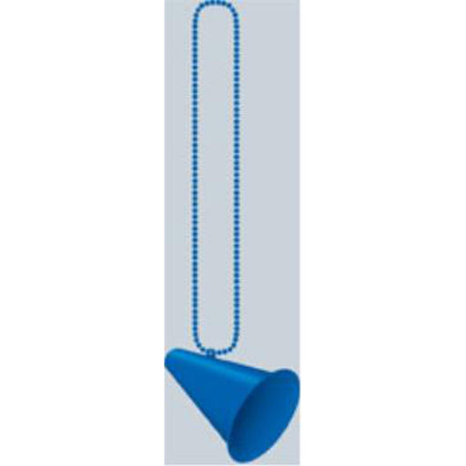 Beads Megaphone Medallion Blue