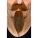 Napoleon Mustache With Beard - Brown