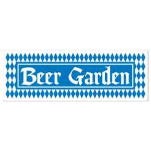 "Beer Garden Banner - 5' X 21""