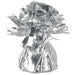 "Beistle Silver Foil Balloon Weight - Elegant Party Decor"