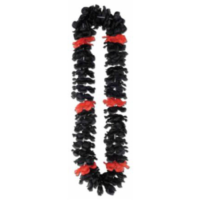 Black And Red Elegance Leis