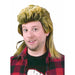 Blonde Mullet Wig.