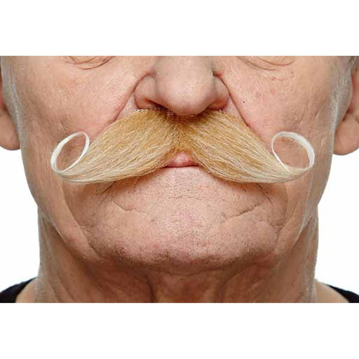 Blonde White Moustache 