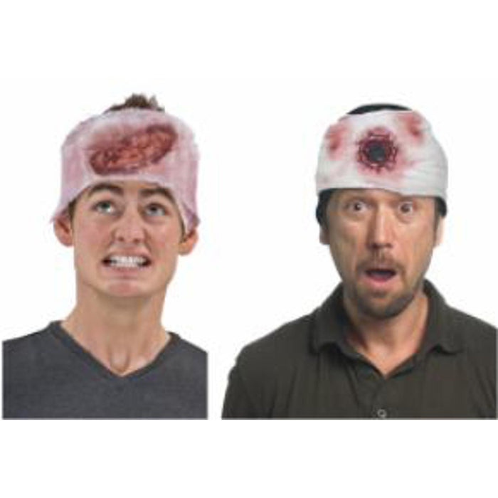 Bloody Head Bandage Pack - Set Of 12