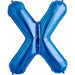 Blue Letter X - 34" Packaged