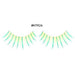 "Bold Yellowish/Green Eyelashes - Ntr24"